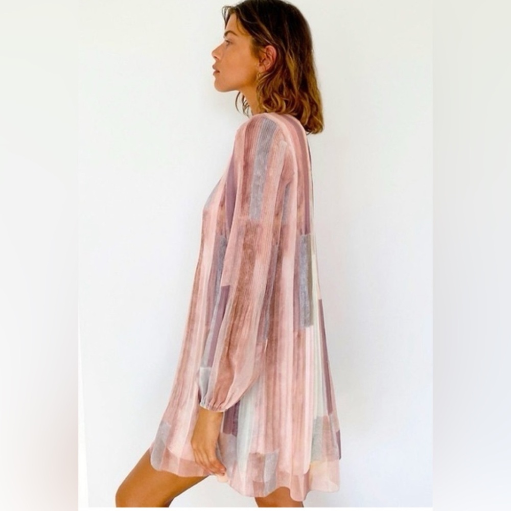 Wilfred Daydreamer Striped Mini Dress